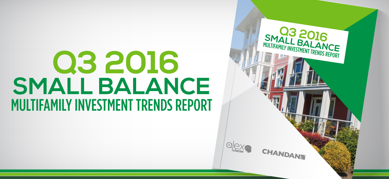 Q3 2016 Small Balance Multifamily Investment Trends Report