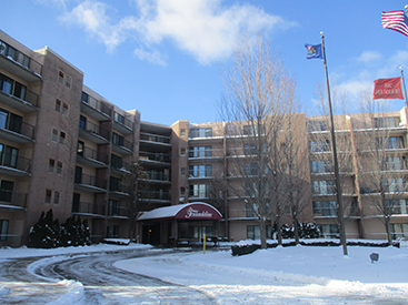 Exterior of the Franklin Apartments