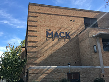 Exterior of the Mack Lofts Apartment complex