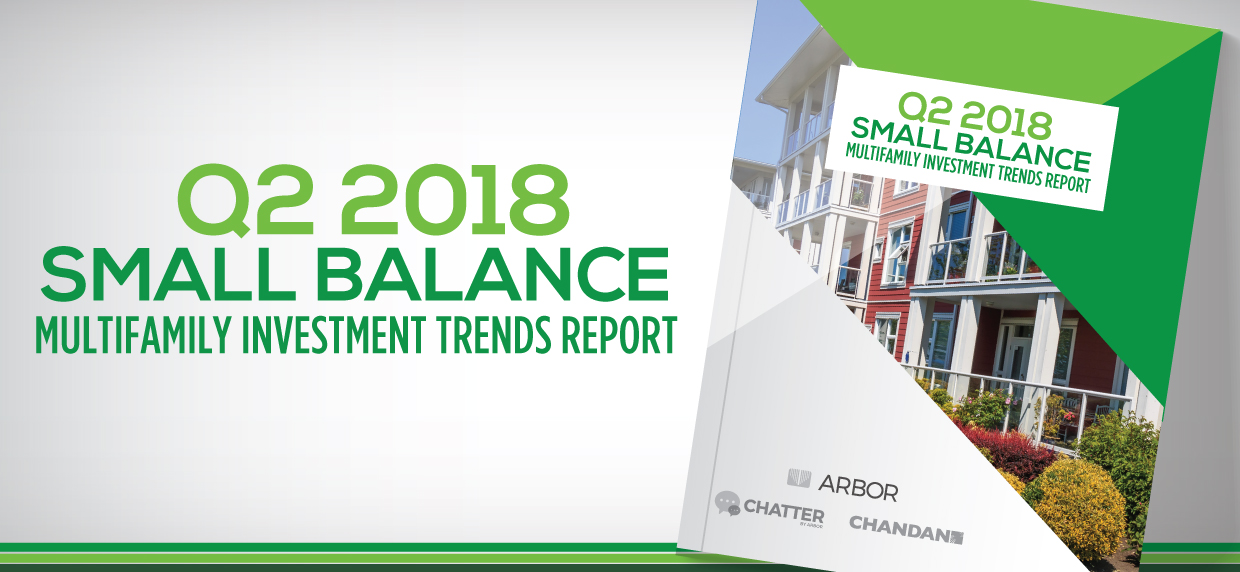 Infographic of Q2 2018 Small Balance Multifamily Investment Trends Report