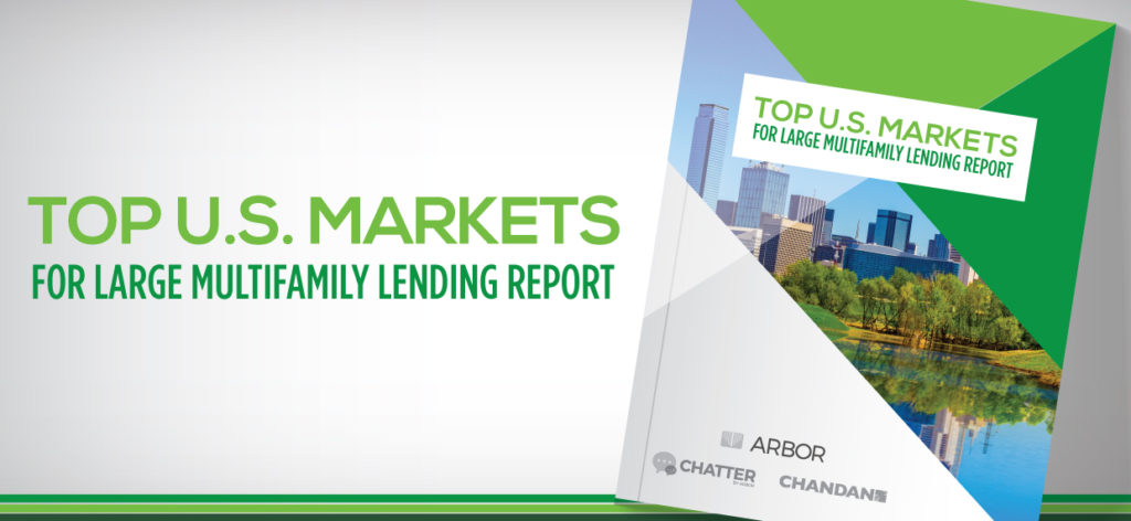Infographic for Top U.S. Markets for Large Multifamily Lending Report