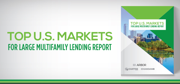 Inforgraphic for Top U.S. Markets for Large Multifamily Lending Report