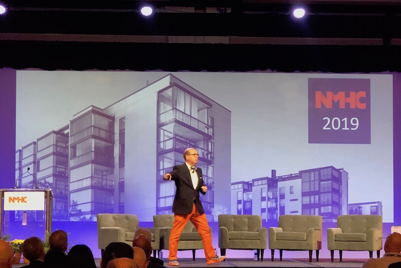 oseph Coughlin, Founder and Director of the AgeLab at the Massachusetts Institute of Technology, speaking at the 2019 NMHC Apartment Strategies Outlook Conference in San Diego.
