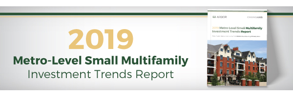 Thumbnail 2019 Metro Level Small Multifamily Investment Trends Report on cap rates and performance and outlook