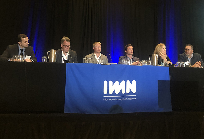 "The Keys To More Effective Vendor Management panel at the IMN SFR Forum (West) in Scottsdale, AZ.