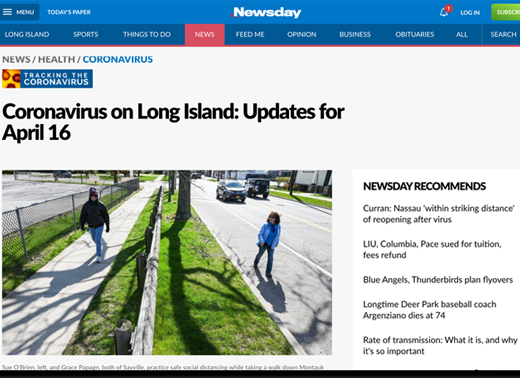 Coronavirus on Long Island Updates