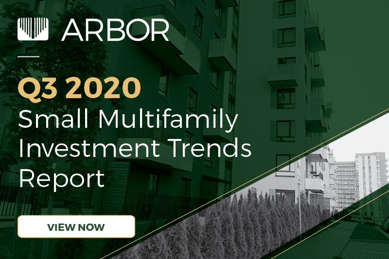 small multifamily market investment trends Q3 2020