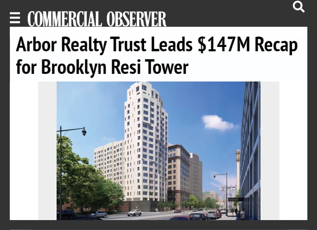 Arbor Realty Trust - Brooklyn Resi Tower