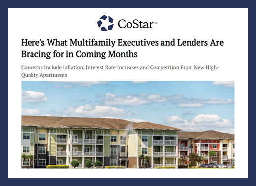 CoStar: Here's What Multifamily Executives and Lenders Are Bracing For in Coming Months