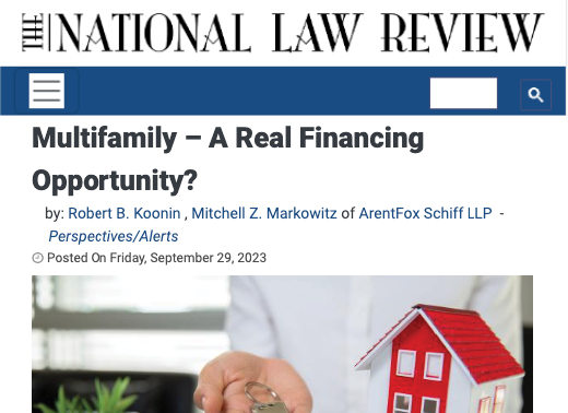 Multifamily – A Real Financing Opportunity?