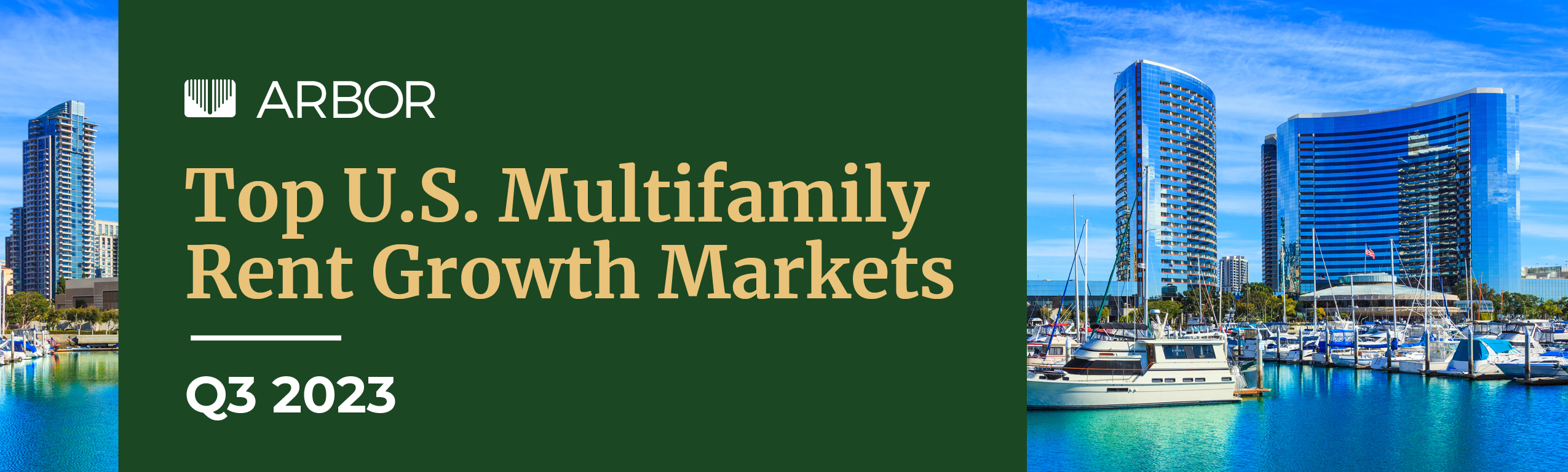 Top U.S. Multifamily Rent Growth Markets Q3 2023