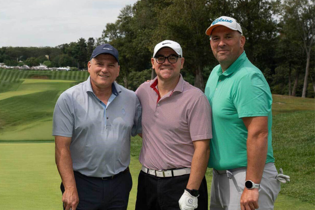 Arbor's golf foursome at the Smile Farms Golf Invitational
