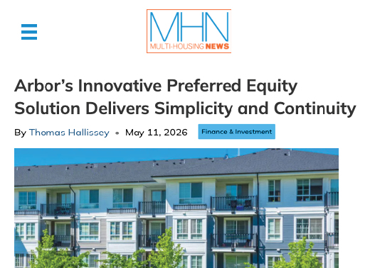 Multifamily Housing News Article on Arbor